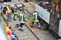 Unfall zwischen zwei KVB Bahnen Koeln Hoehenhaus Im Weidenbruch P328